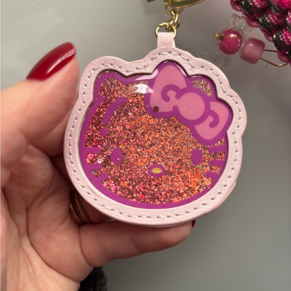 Sanrio | Miu Miu style Keyfob with licensed Hello Kitty & additional gold charms - Picture 5 of 5